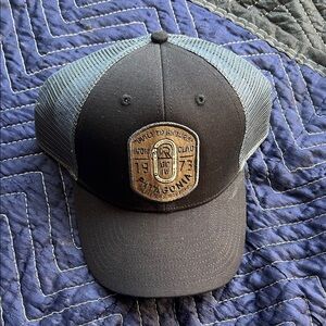 Patagonia Black and Gray trucker hat